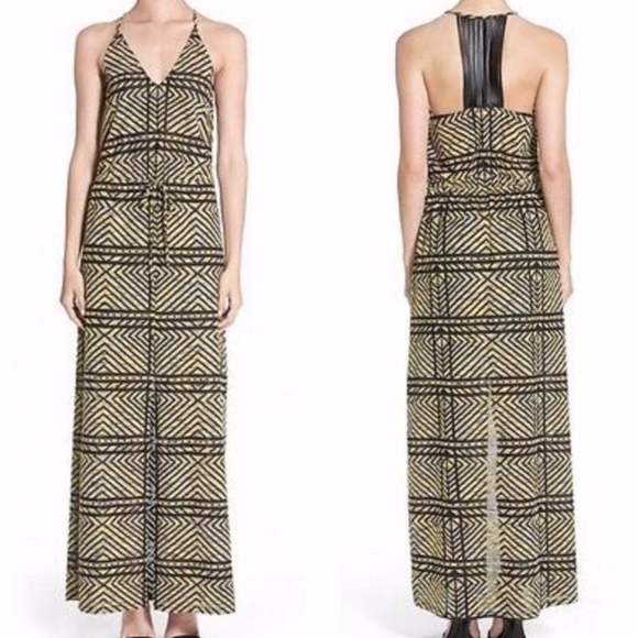 Ella Moss Soleil Kayla Split Front Boho Maxi Dress - Picture 1 of 7
